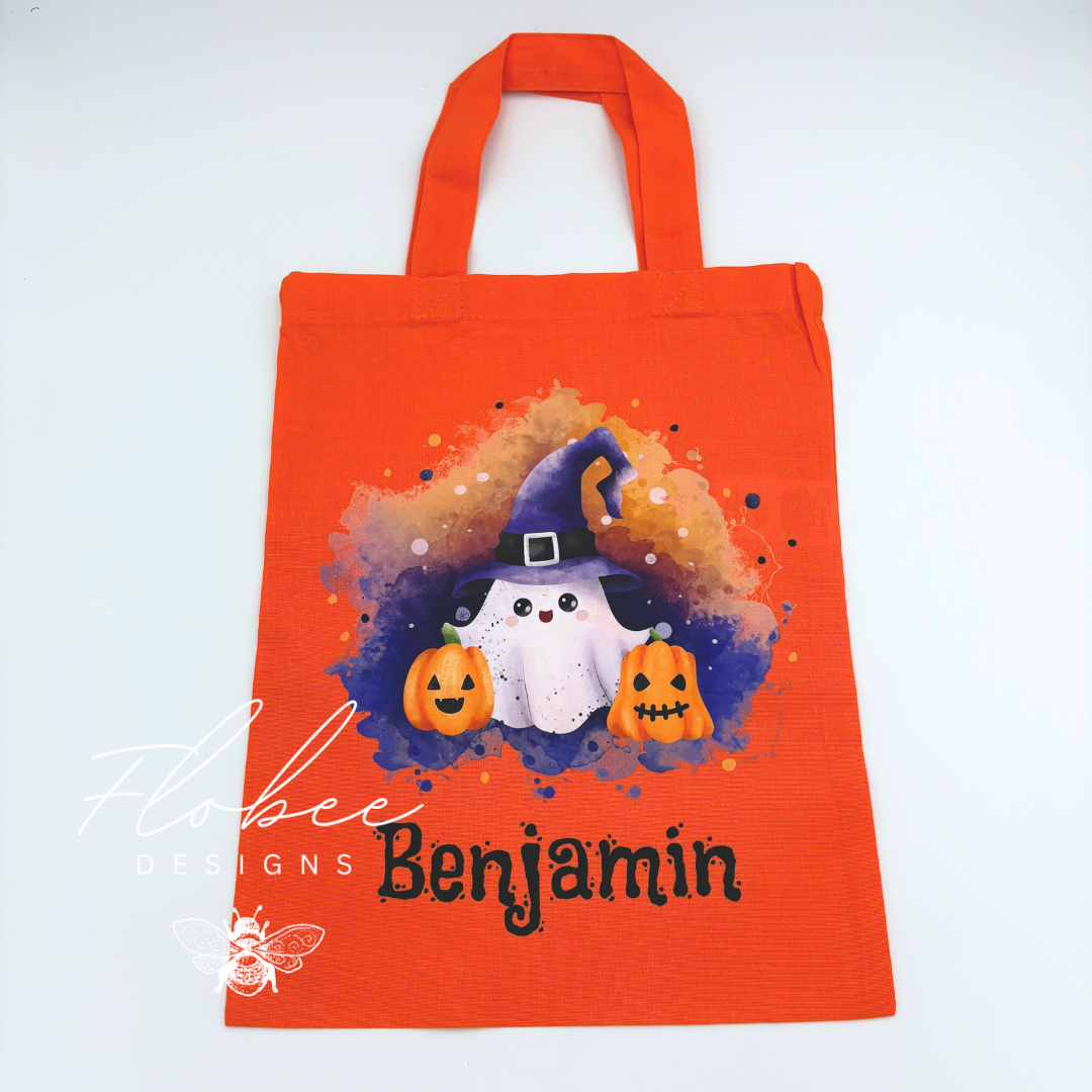 Personalised Halloween Trick or Treat Bag