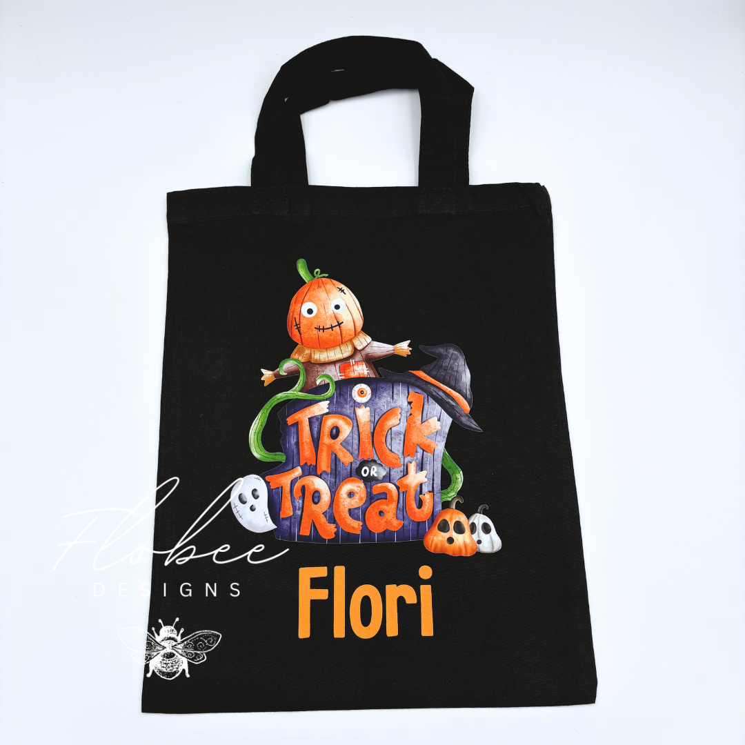 Personalised Halloween Trick or Treat Bag