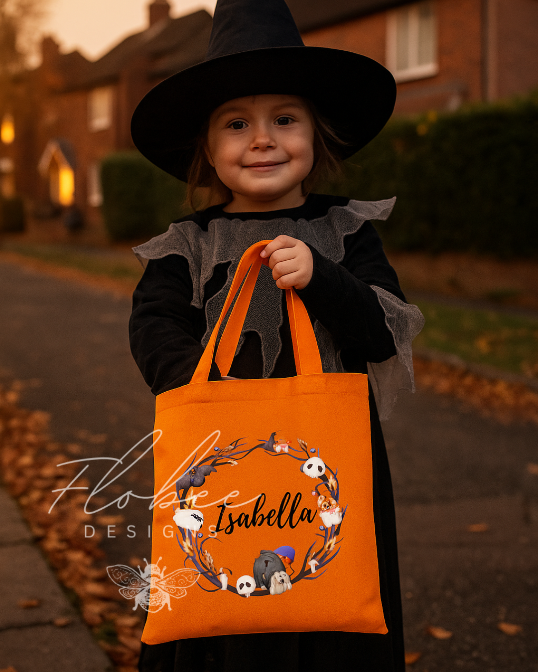 Personalised Halloween Trick or Treat Bag