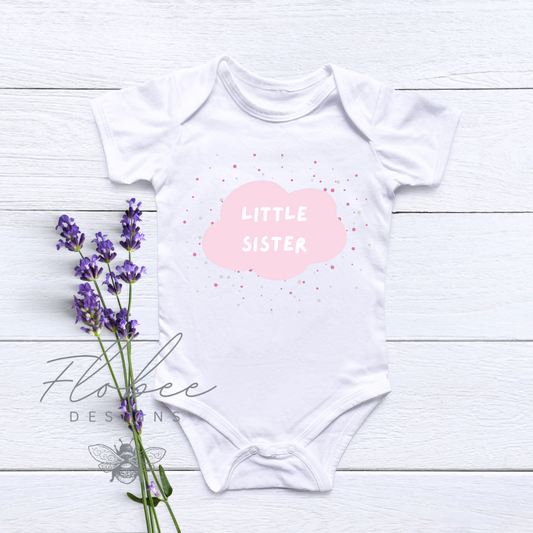 'Little Brother'/ 'Little Sister' Baby Vest