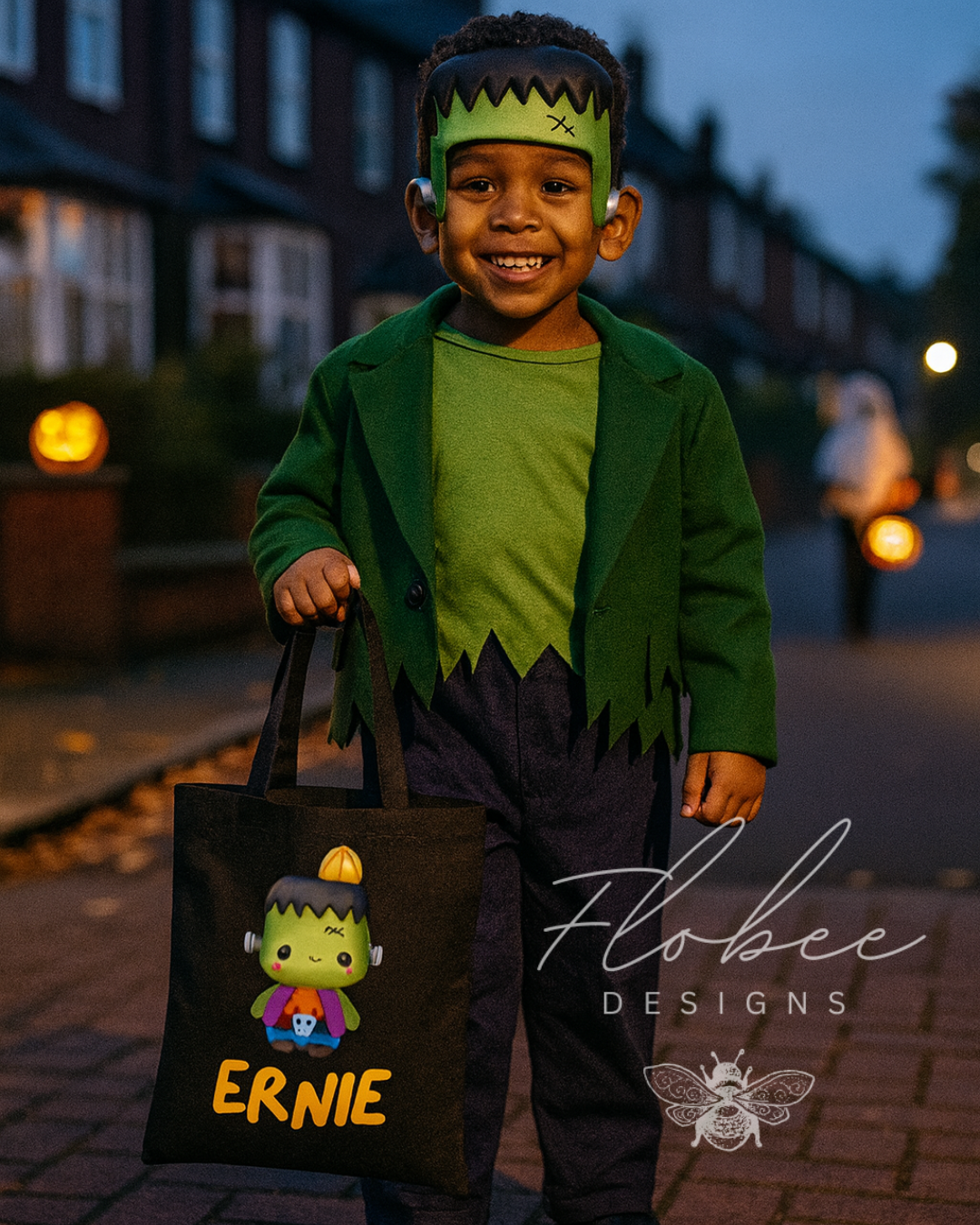 Personalised Halloween Trick or Treat Bag