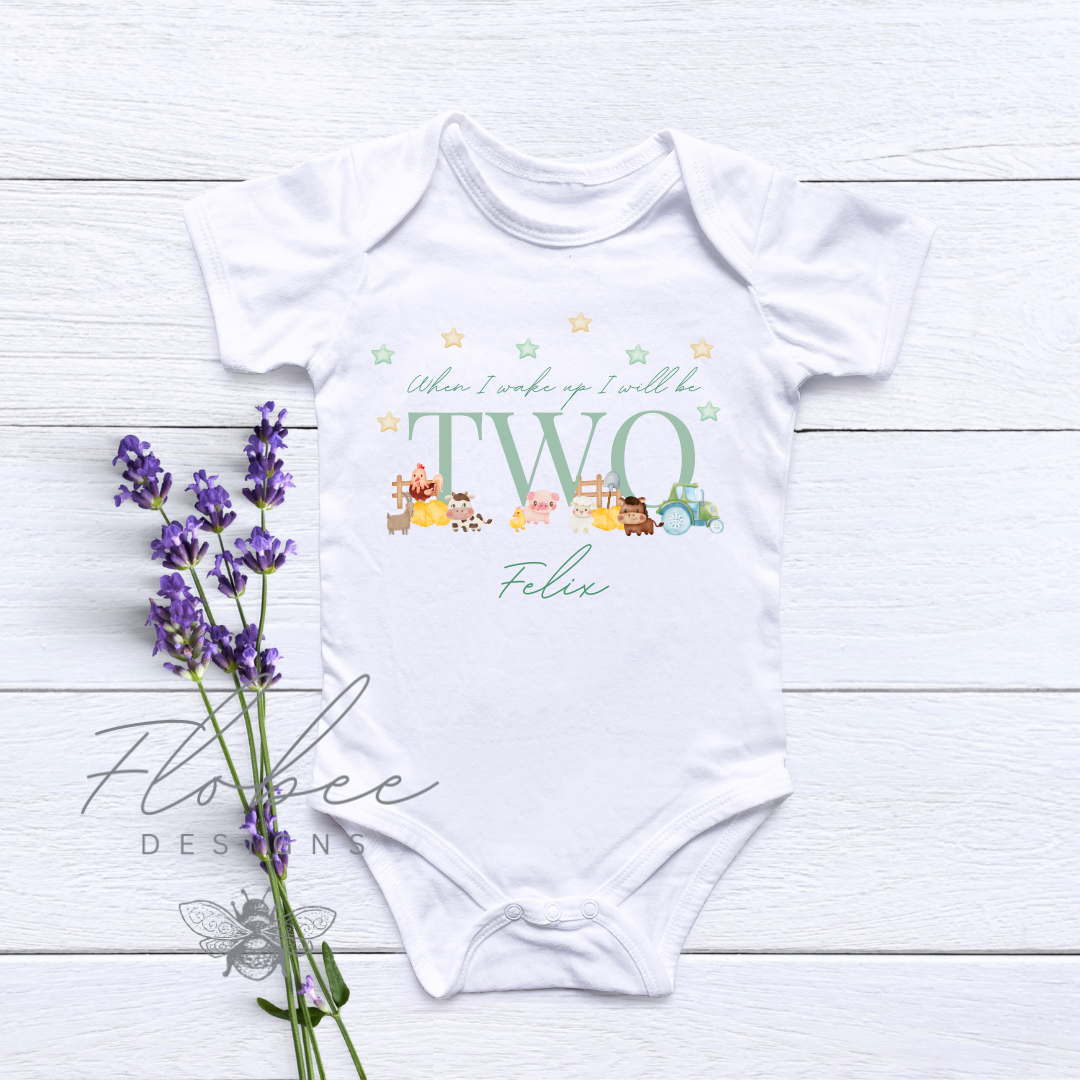 Personalised 'When I Wake Up I'll Be...' Vest - Various Designs