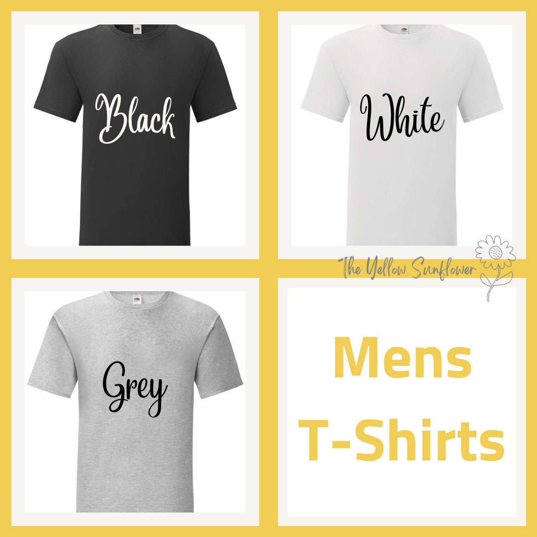 Personalised Hubby & Wife T-Shirts