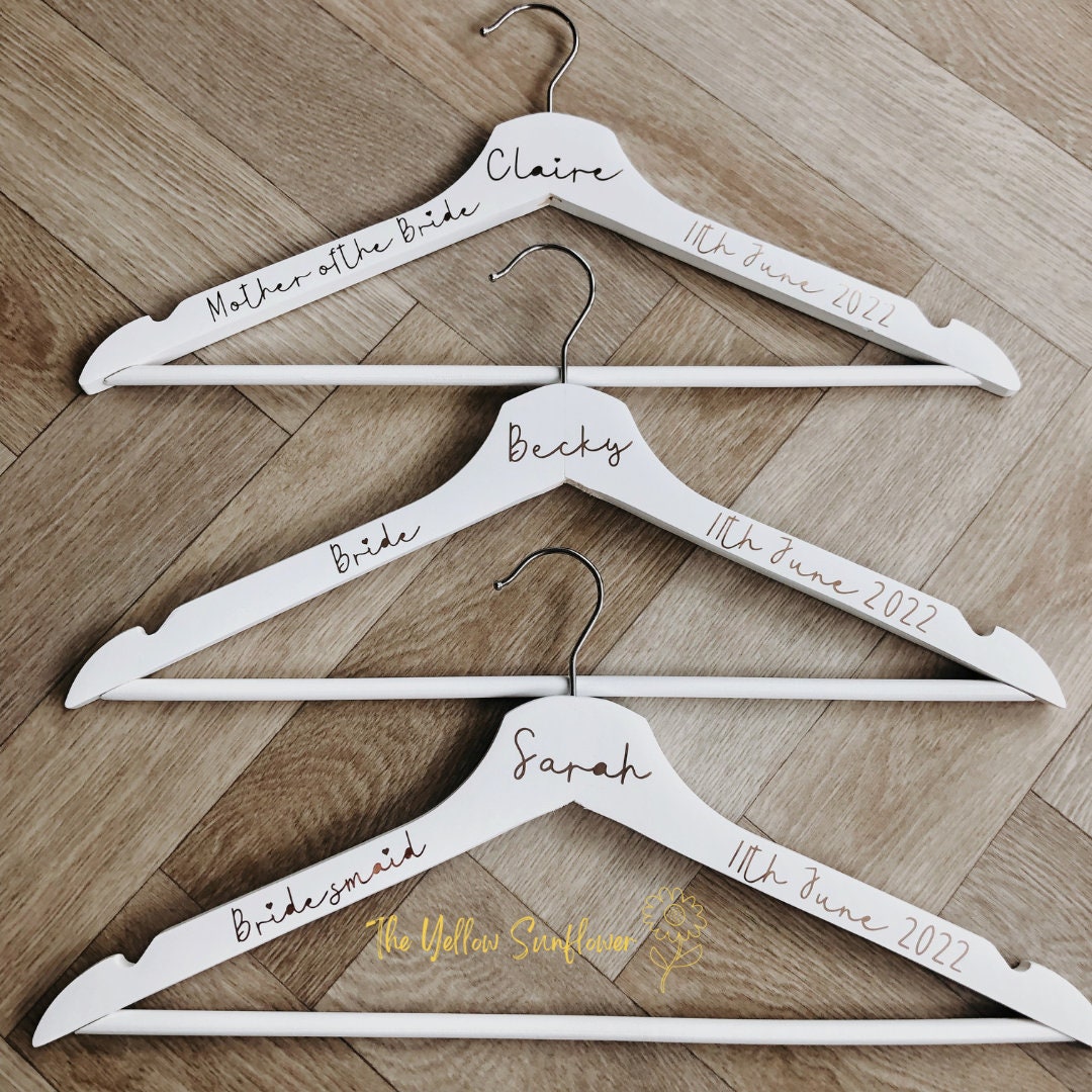 Personlised Wedding Hangers