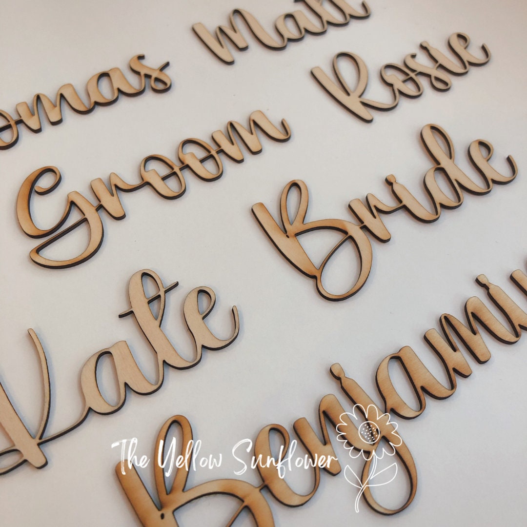 Personalised Wooden Place Names