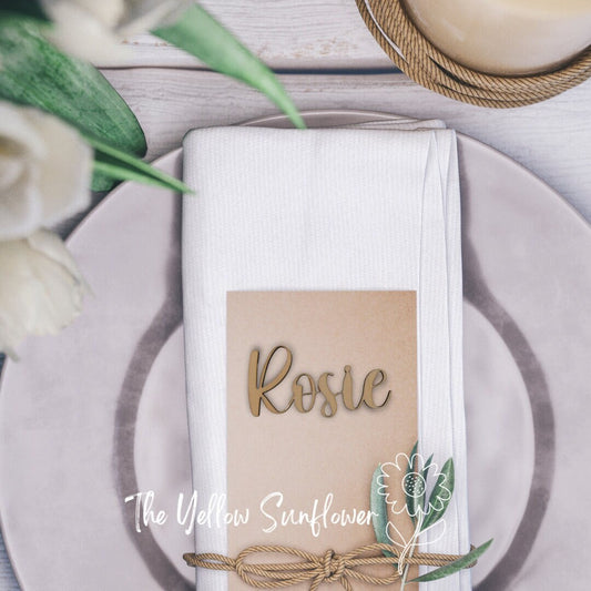 Personalised Wooden Place Names