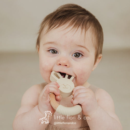 Personalised Silicone Bunny Teether