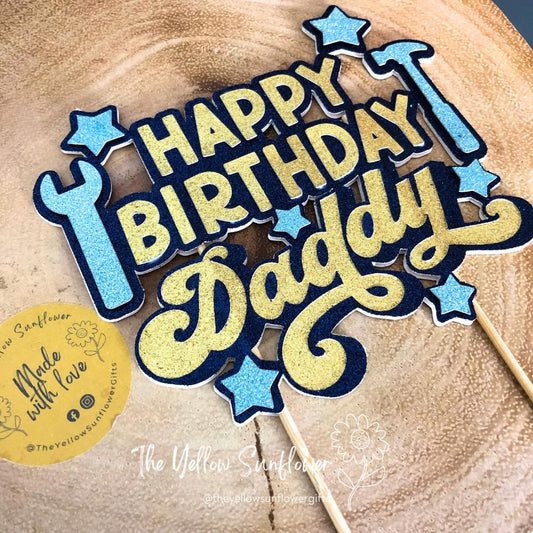 Personalised Handyman Themed Cake Topper