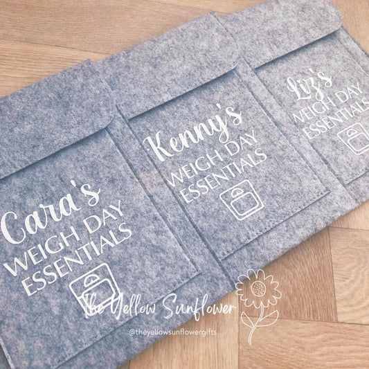 Personalised Weigh Day Essentials Folder