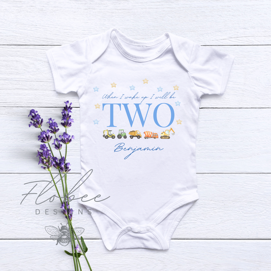 Personalised 'When I Wake Up I'll Be...' Vest - Various Designs
