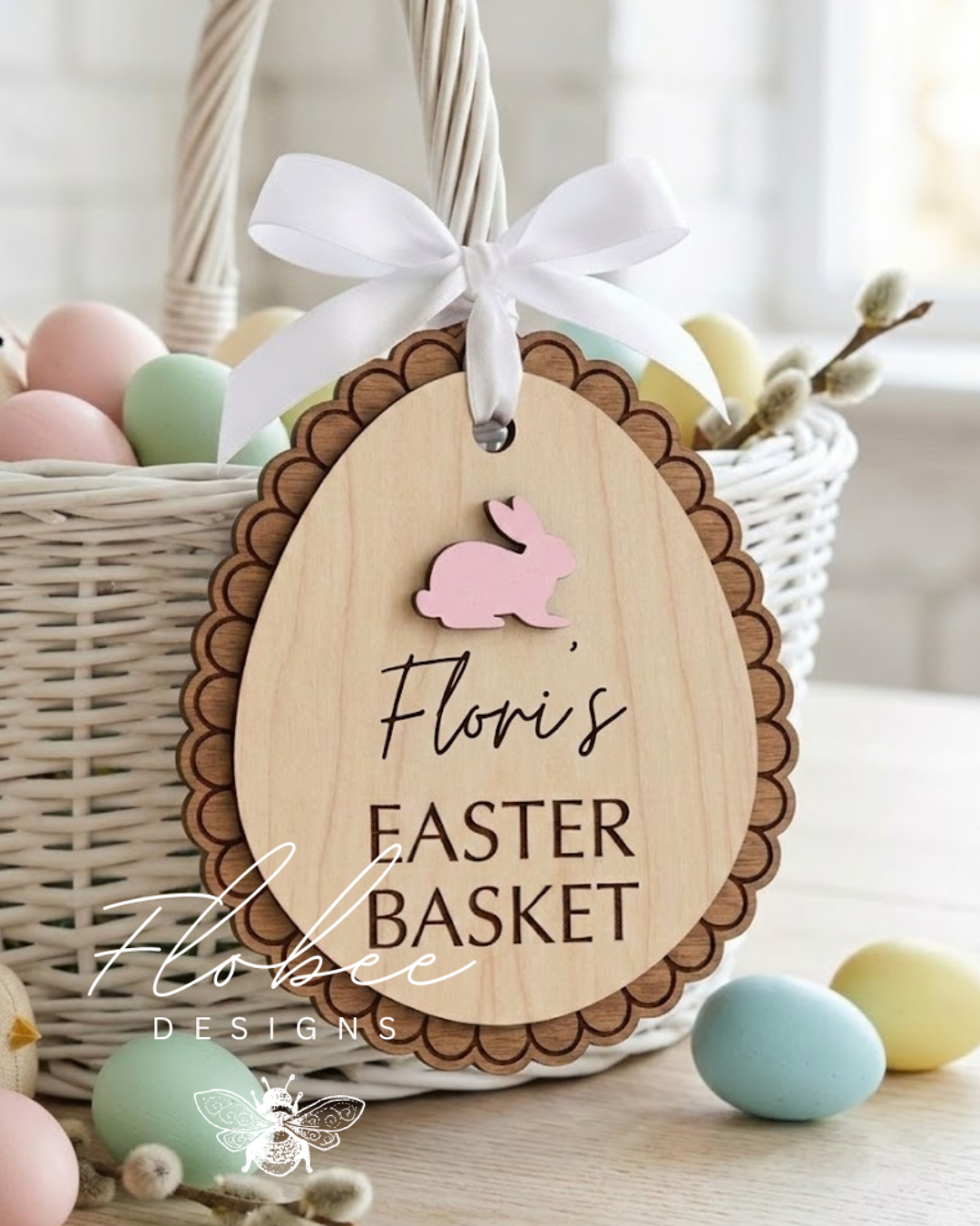 Personalised Easter Basket Gift Tag