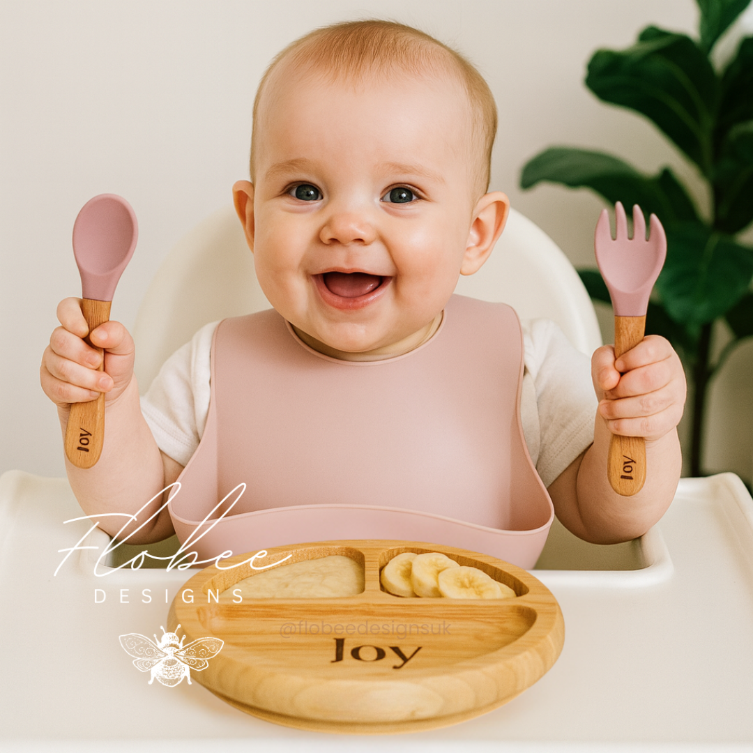 Personalised Wooden Suction Plate