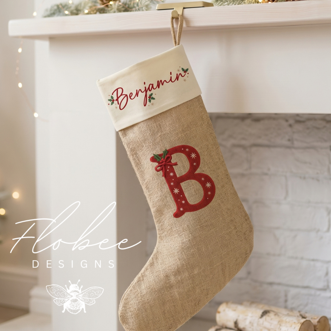Personalised Jute Stocking