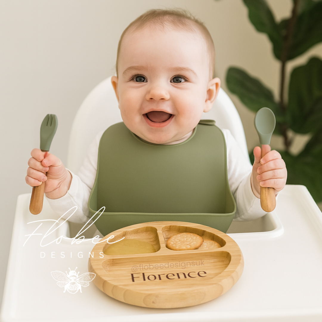 Personalised Wooden Suction Plate