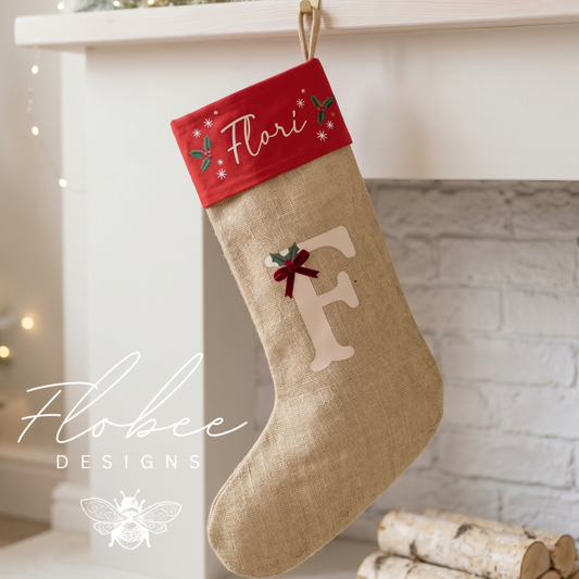 Personalised Jute Stocking