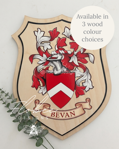Family Coat Of Arms Plaque