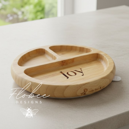 Personalised Wooden Suction Plate
