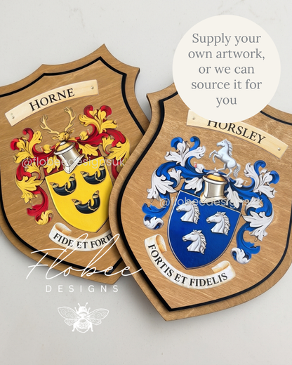 Family Coat Of Arms Plaque