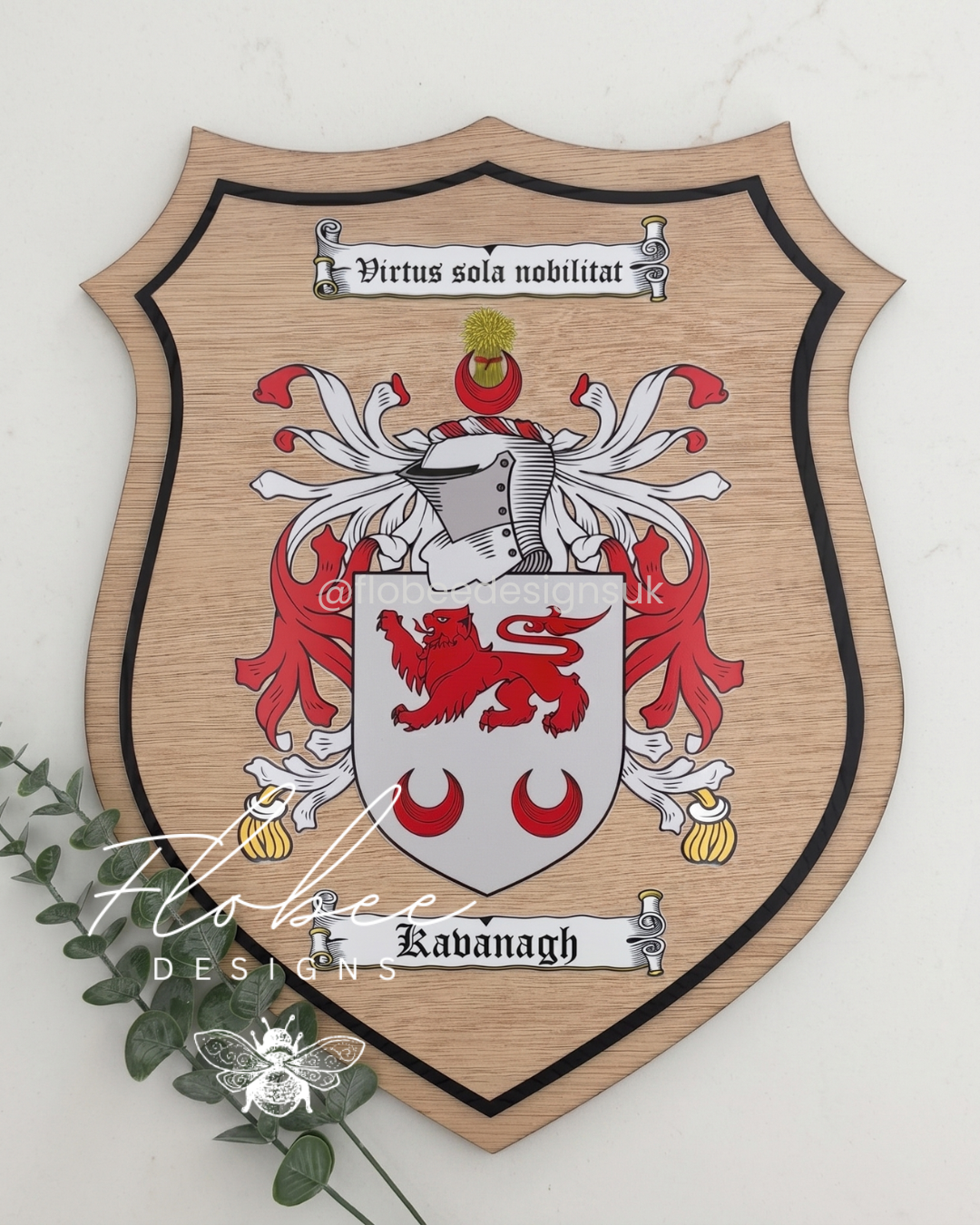 Family Coat Of Arms Plaque