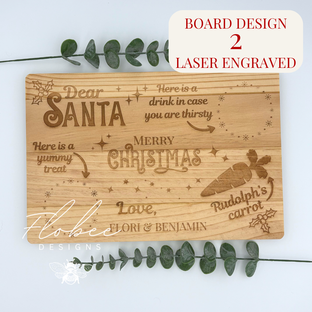 Personalised Christmas Eve Treat Board - Bundle Options Available