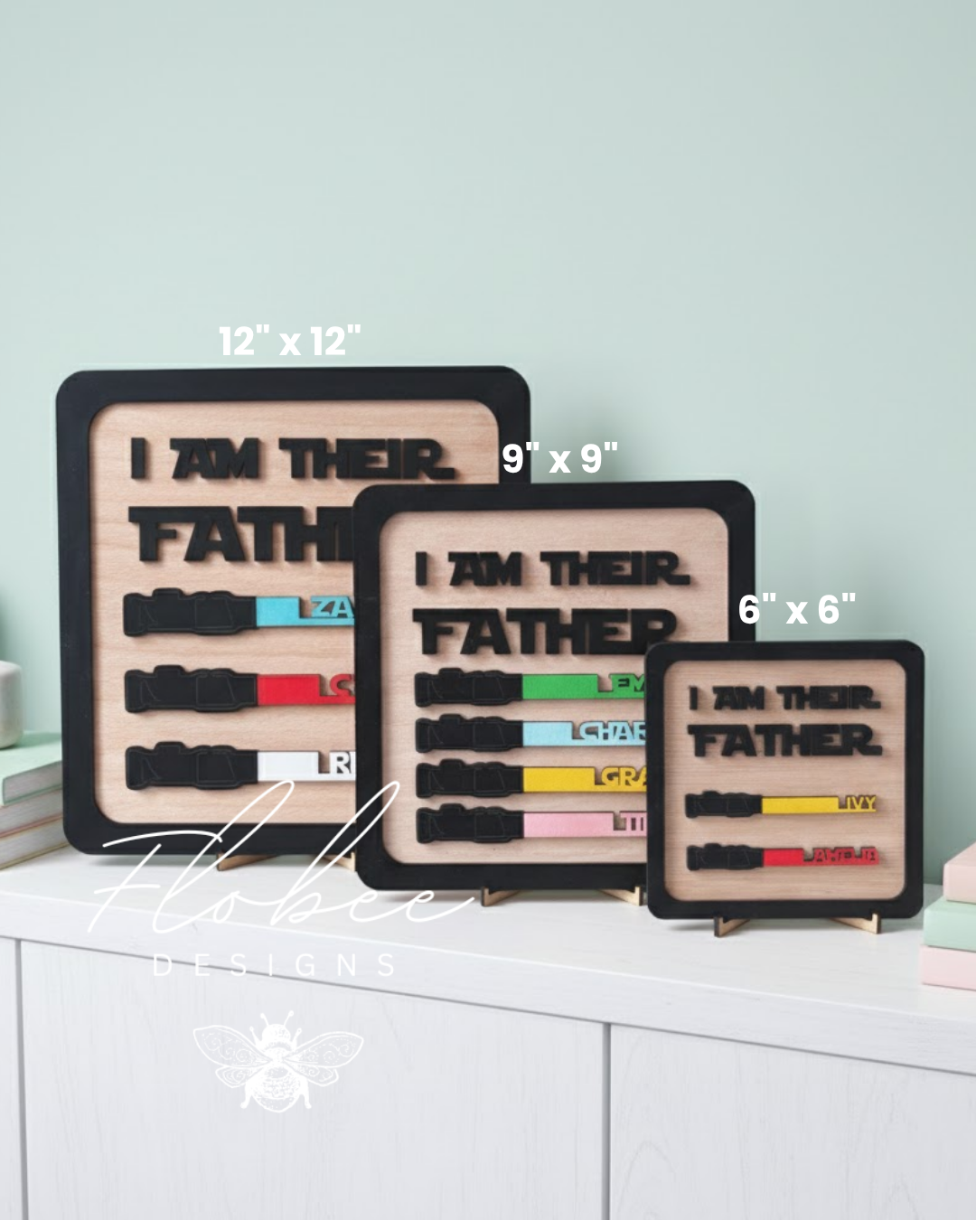 Star Wars Themed 'I Am Their Father' Personalised Plaque