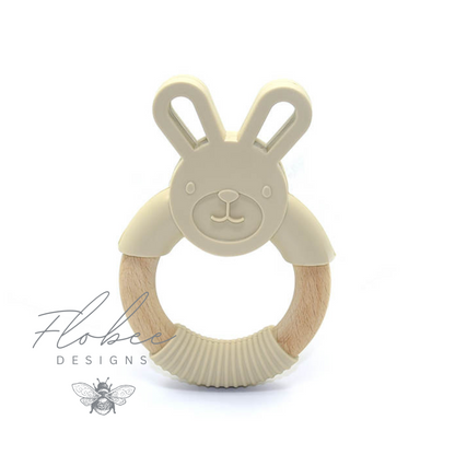 Personalised Silicone Bunny Teether