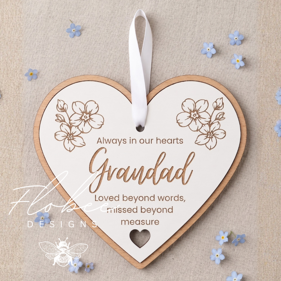 Memorial Heart Sign