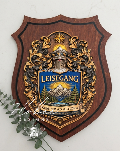 Family Coat Of Arms Plaque