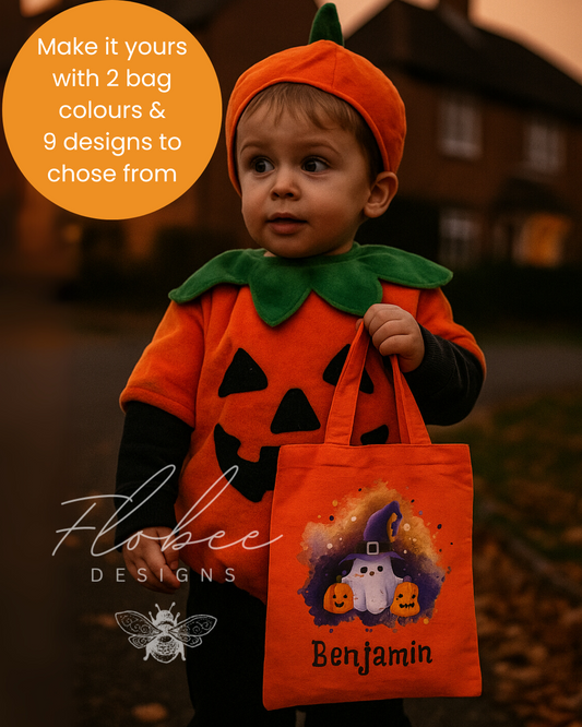 Personalised Halloween Trick or Treat Bag