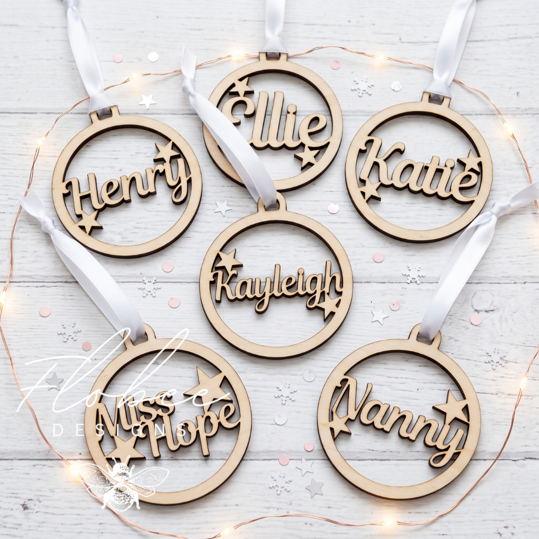 Personalised Christmas Tree Decoration