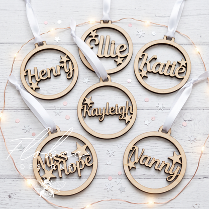 Personalised Christmas Tree Decoration