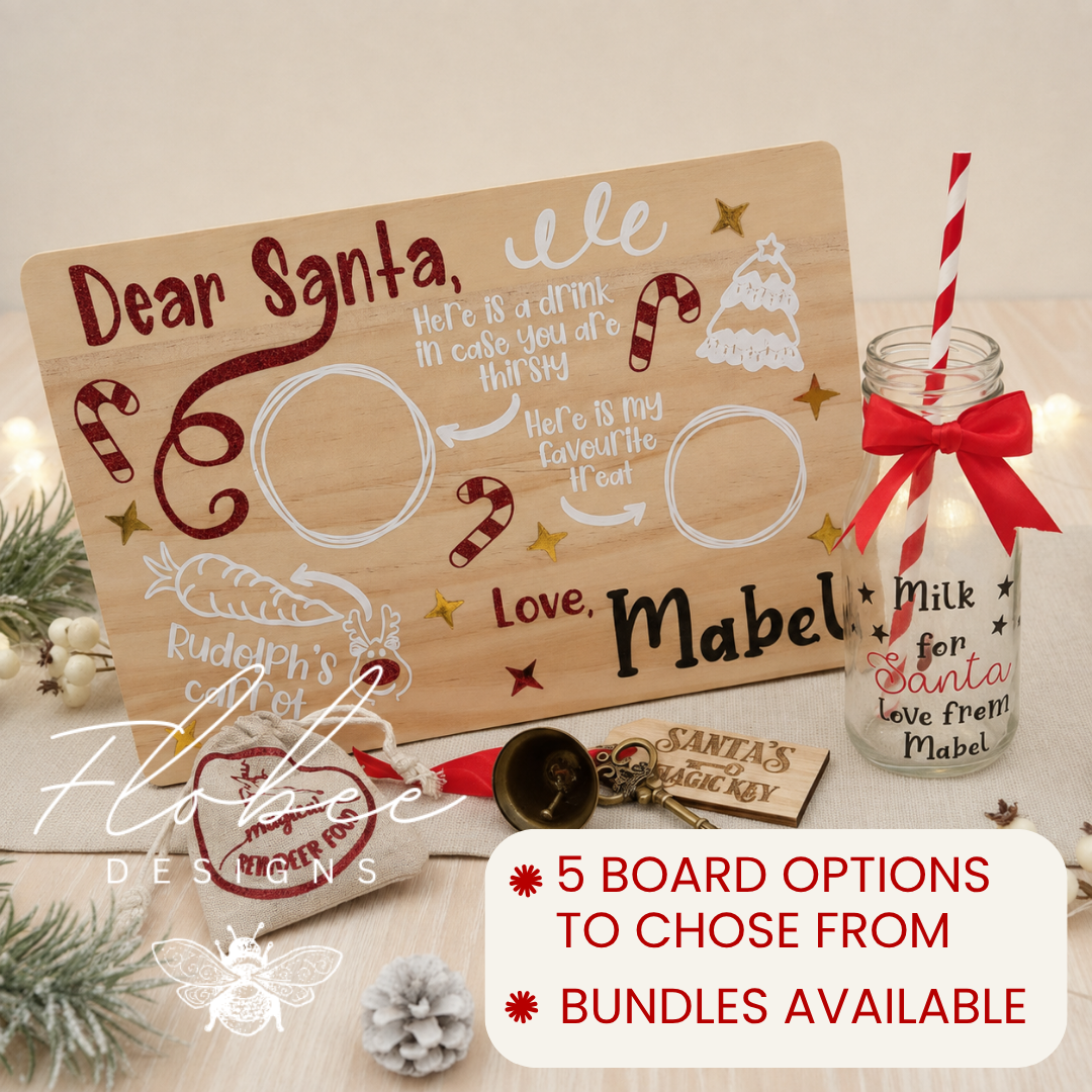 Personalised Christmas Eve Treat Board - Bundle Options Available