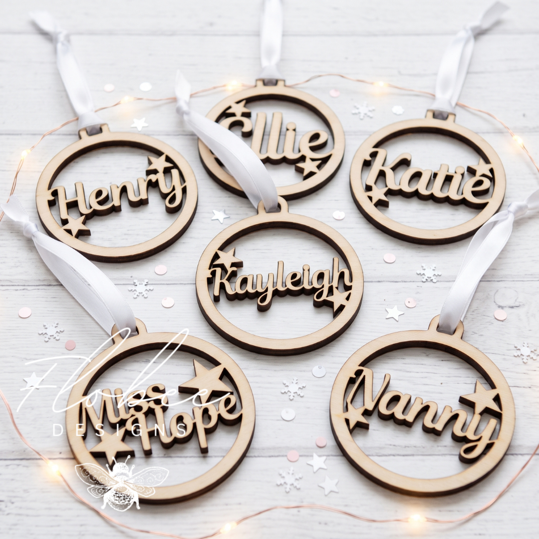 Personalised Christmas Tree Decoration