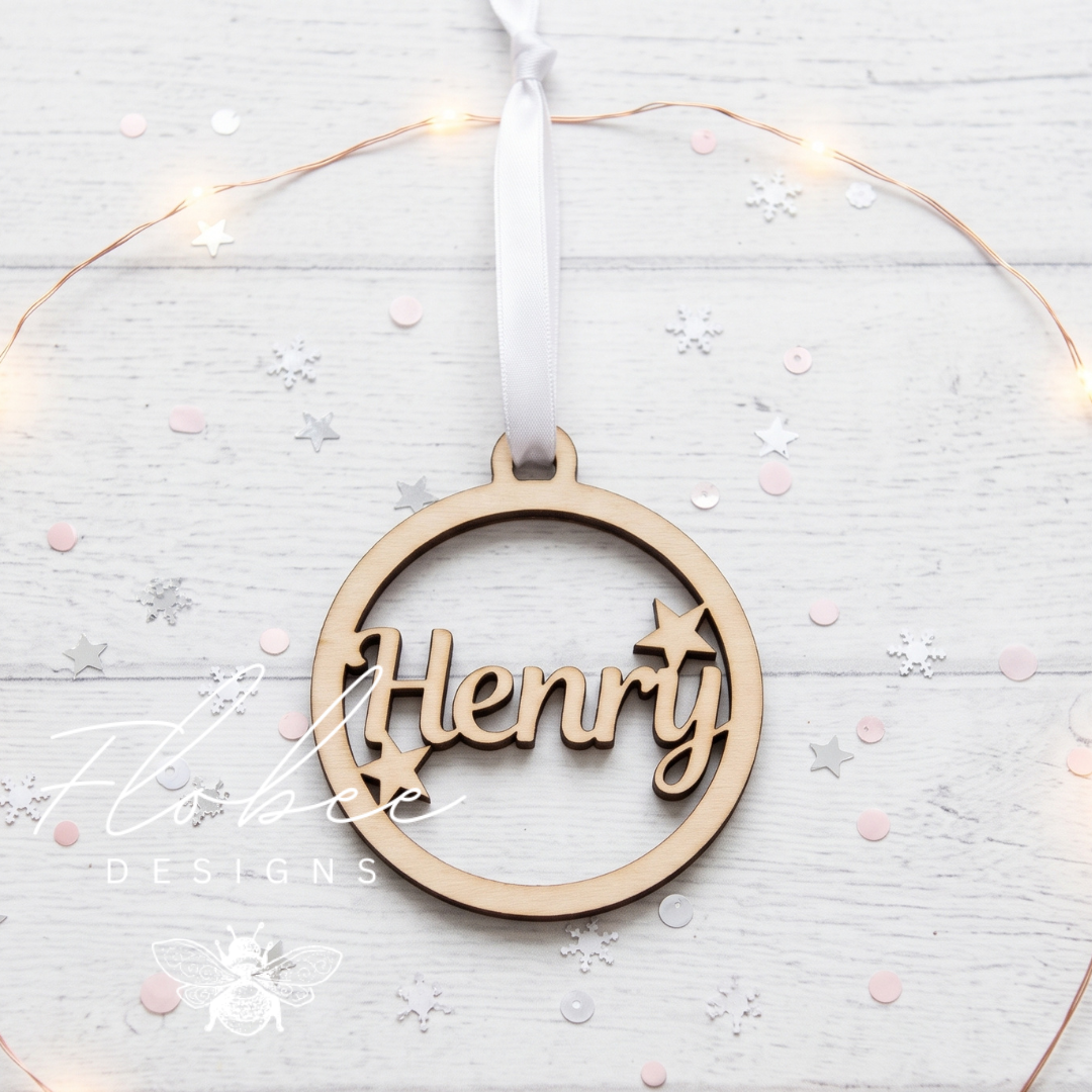 Personalised Christmas Tree Decoration