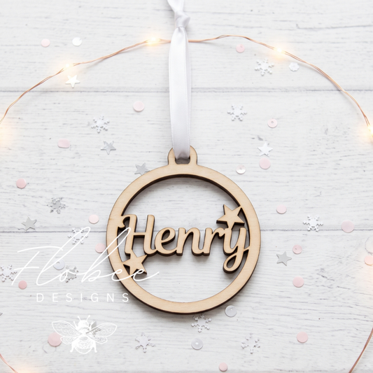 Personalised Christmas Tree Decoration