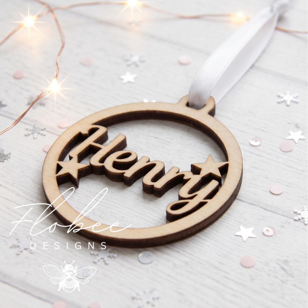 Personalised Christmas Tree Decoration