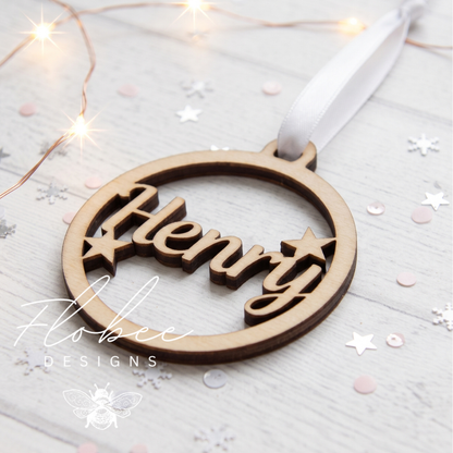Personalised Christmas Tree Decoration