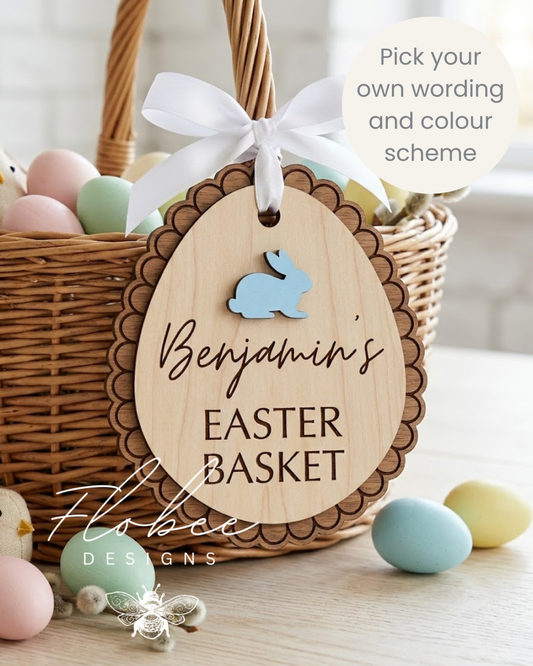 Personalised Easter Basket Gift Tag