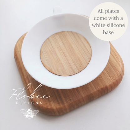 Personalised Wooden Suction Plate