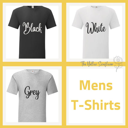 Personalised Hubby & Wife T-Shirts