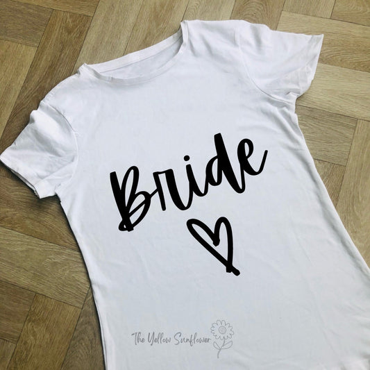 Personalised Bride T-Shirt