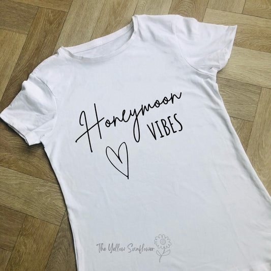 Honeymoon Vibes Personalised T-Shirt