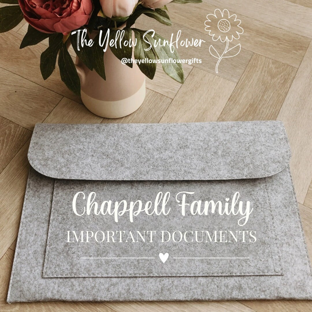 Personalised Document Folder