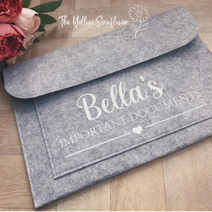Personalised Document Folder