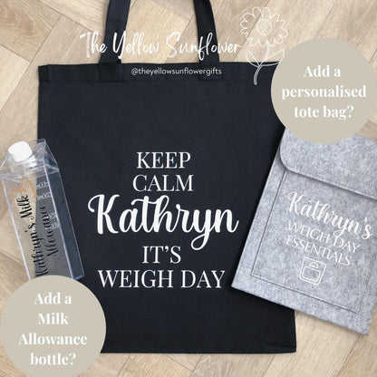 Personalised Weigh Day Essentials Folder