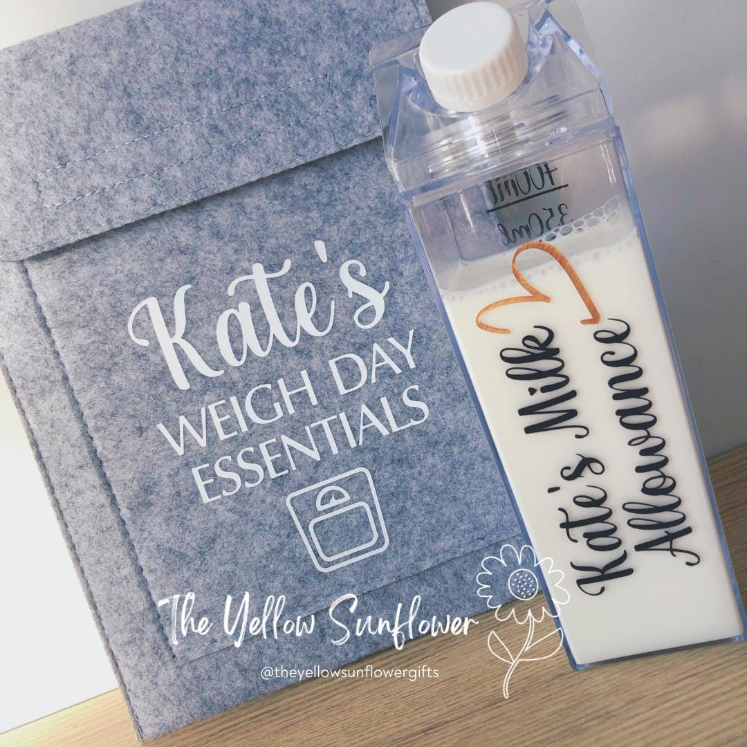 Personalised Weigh Day Essentials Folder